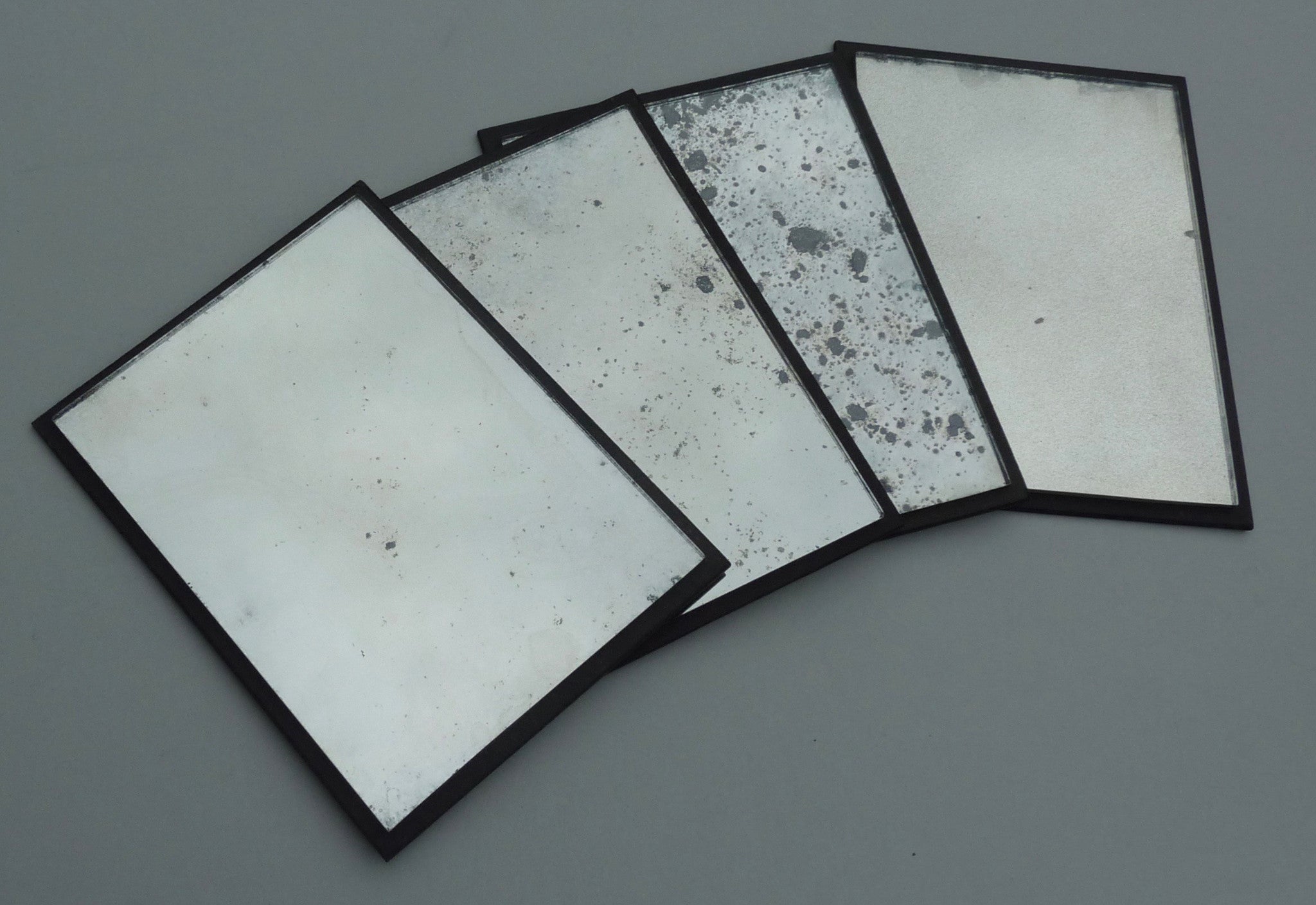 Antiqued Mirror & Verre Eglomise Samples