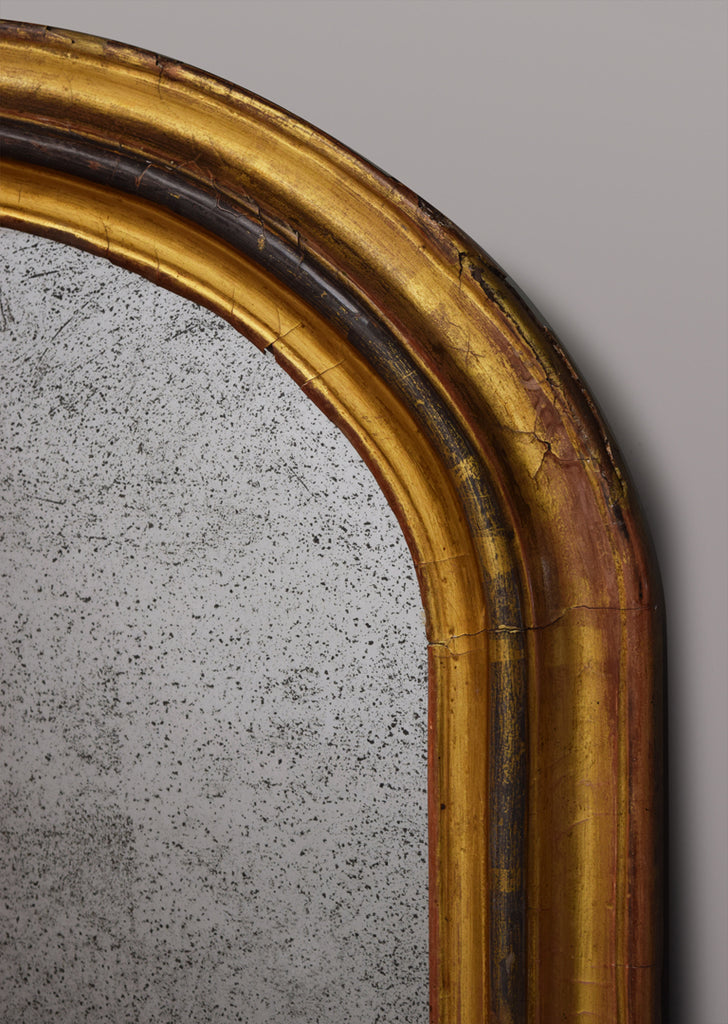 Late 19th Century English Giltwood Overmantel Mirror