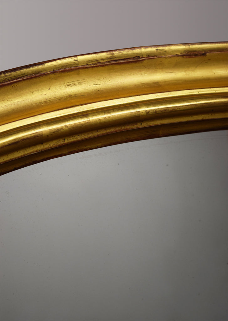 English Gilt Overmantel Mirror