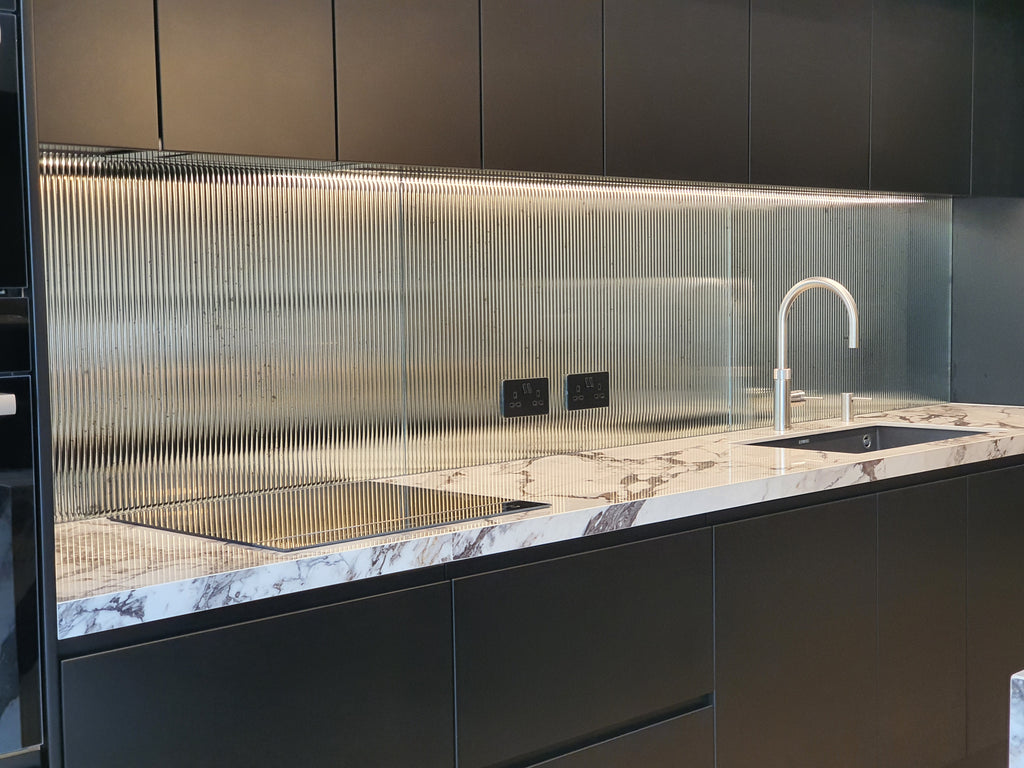 Vintage on Fluted Glass Finish