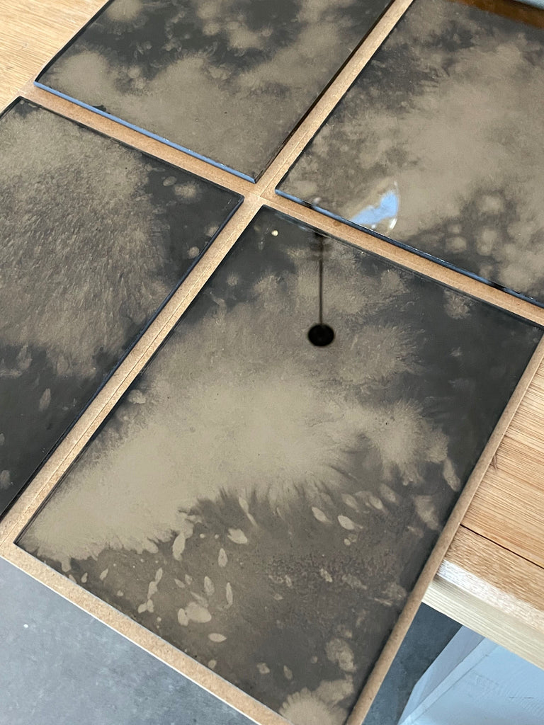 Cloud on Bronze Sample