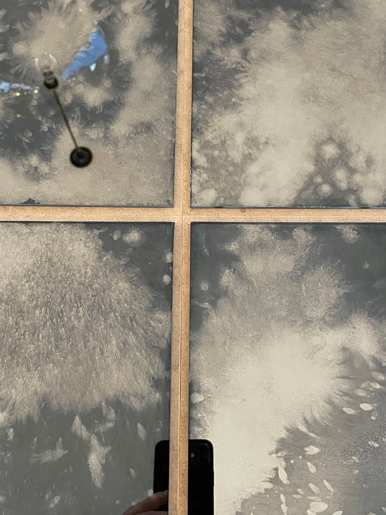 Cloud on Bronze Sample