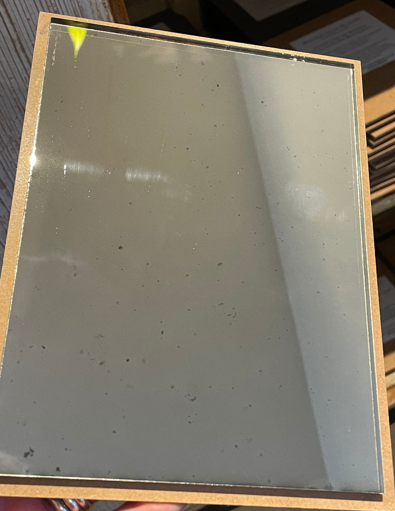 Foxed on Clear Finish