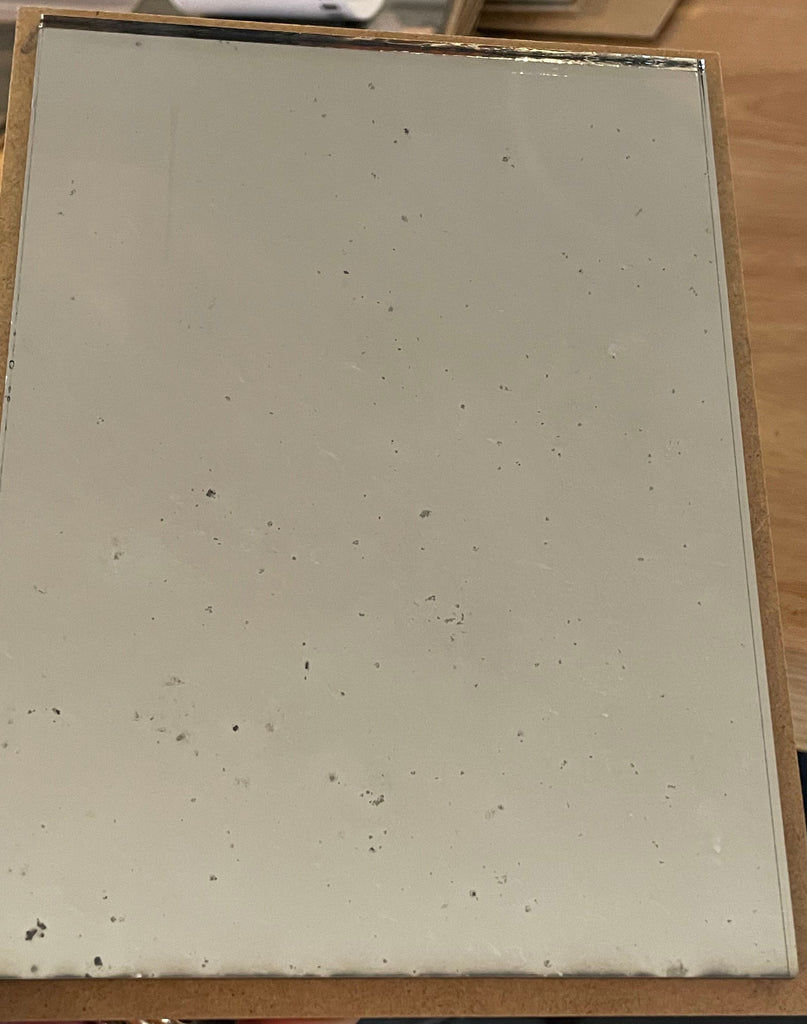 Foxed on Clear Finish