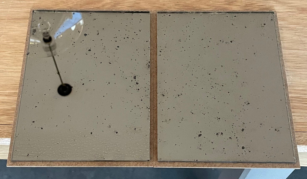 Foxed on Bronze Sample