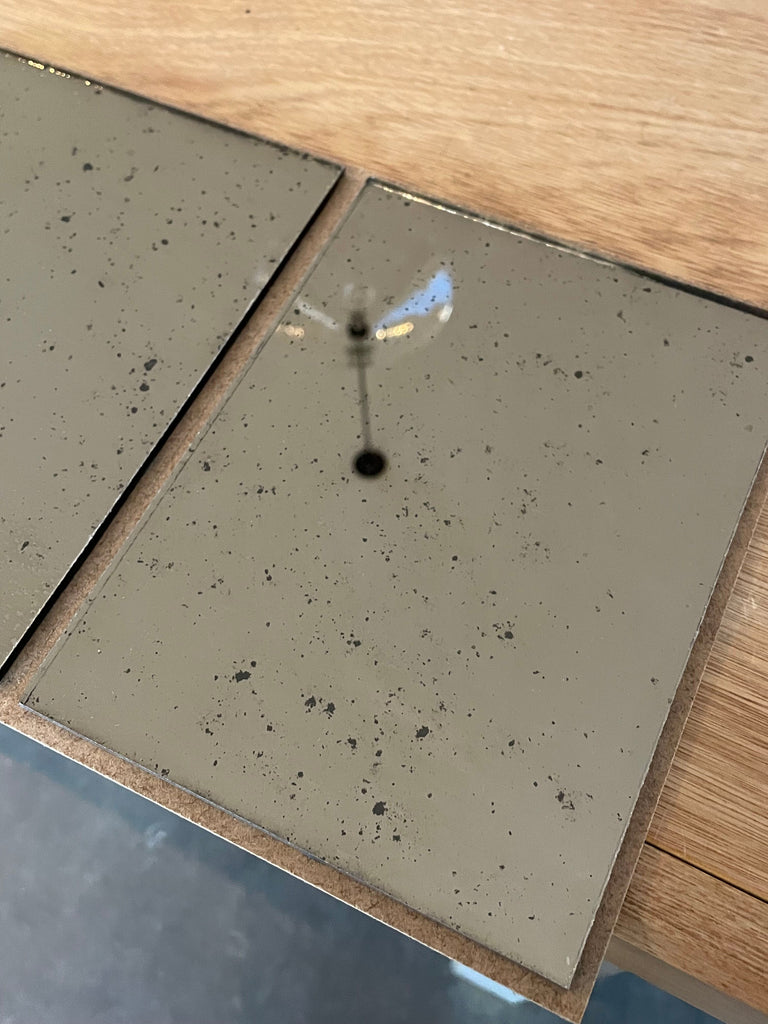 Foxed on Bronze Sample