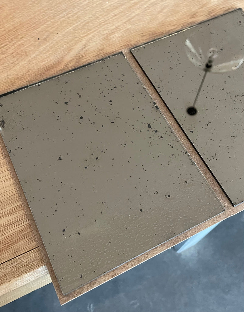 Foxed on Bronze Sample