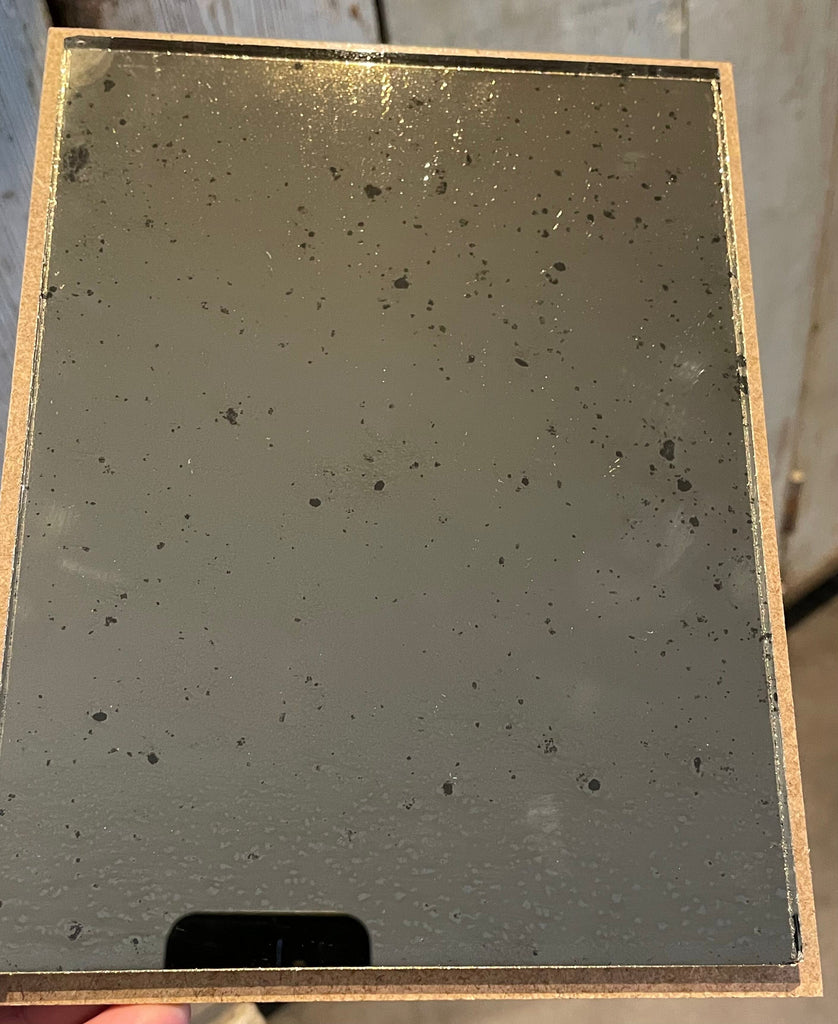 Foxed on Bronze Sample