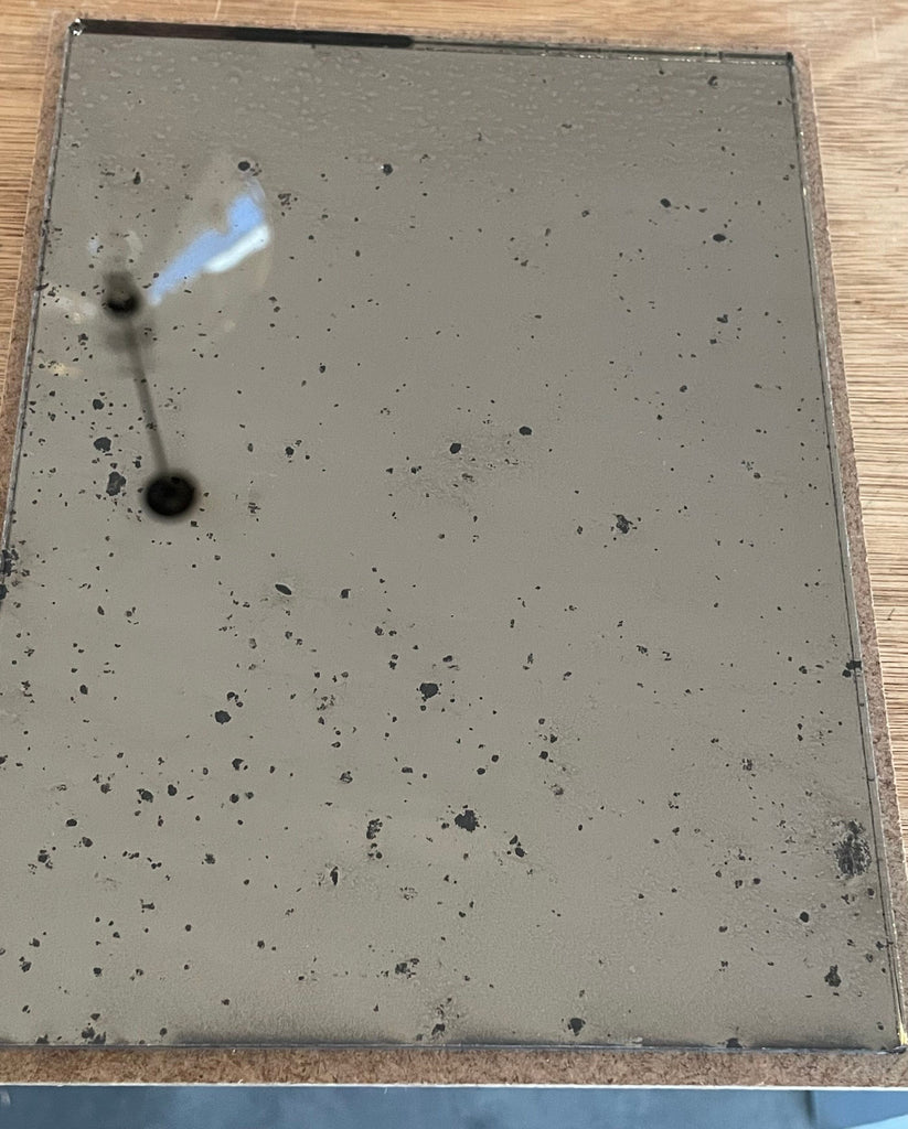 Foxed on Bronze Sample