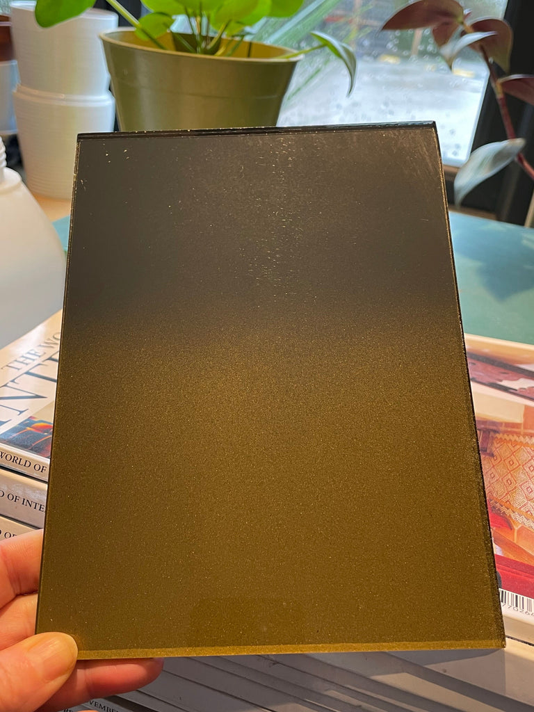 Gold Ombré on Bronze Sample