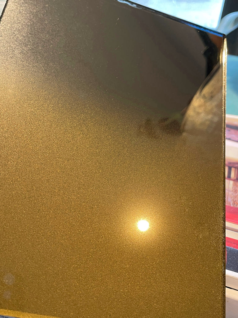 Gold Ombré on Bronze Sample