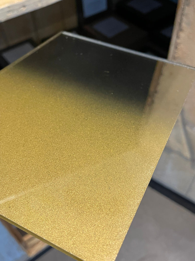 Gold Ombré on Bronze Sample