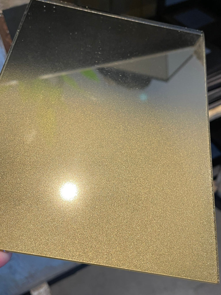 Gold Ombré on Bronze Sample