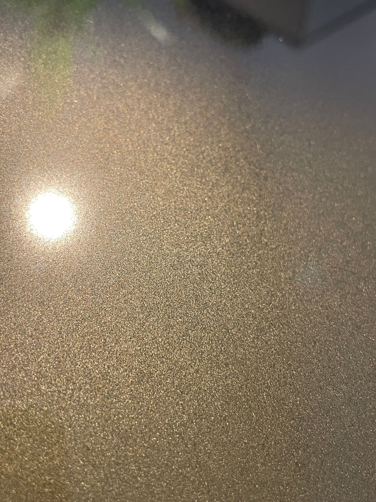 Gold Ombré on Bronze Sample