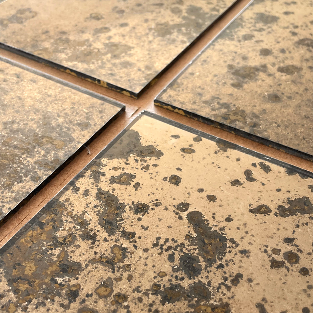 Gold Swathe on Bronze Sample