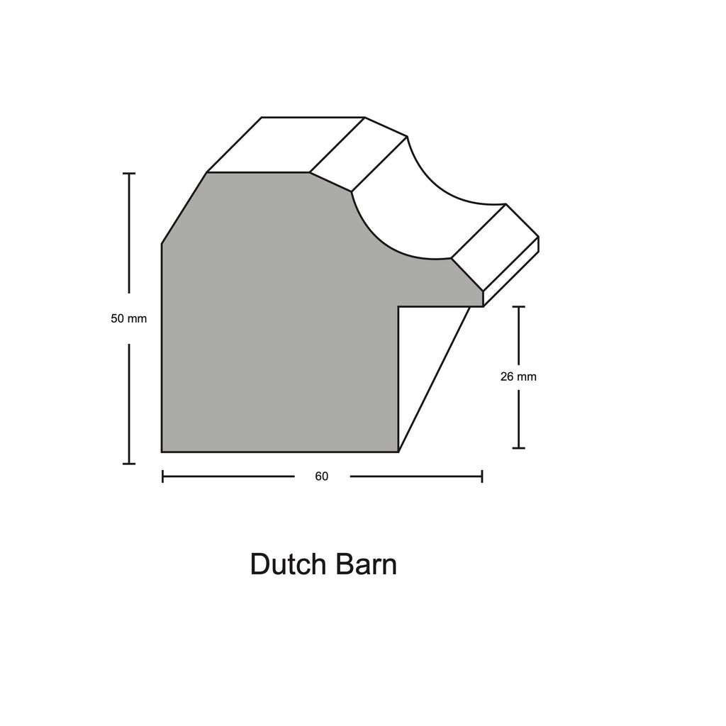 Silver Gilt Dutch Barn Moulding