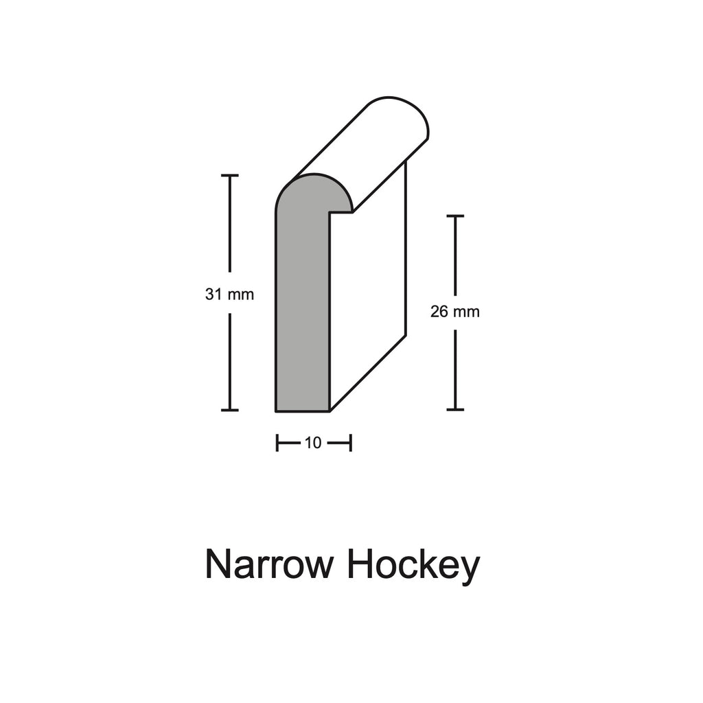 Bronzed Narrow Hockey Moulding