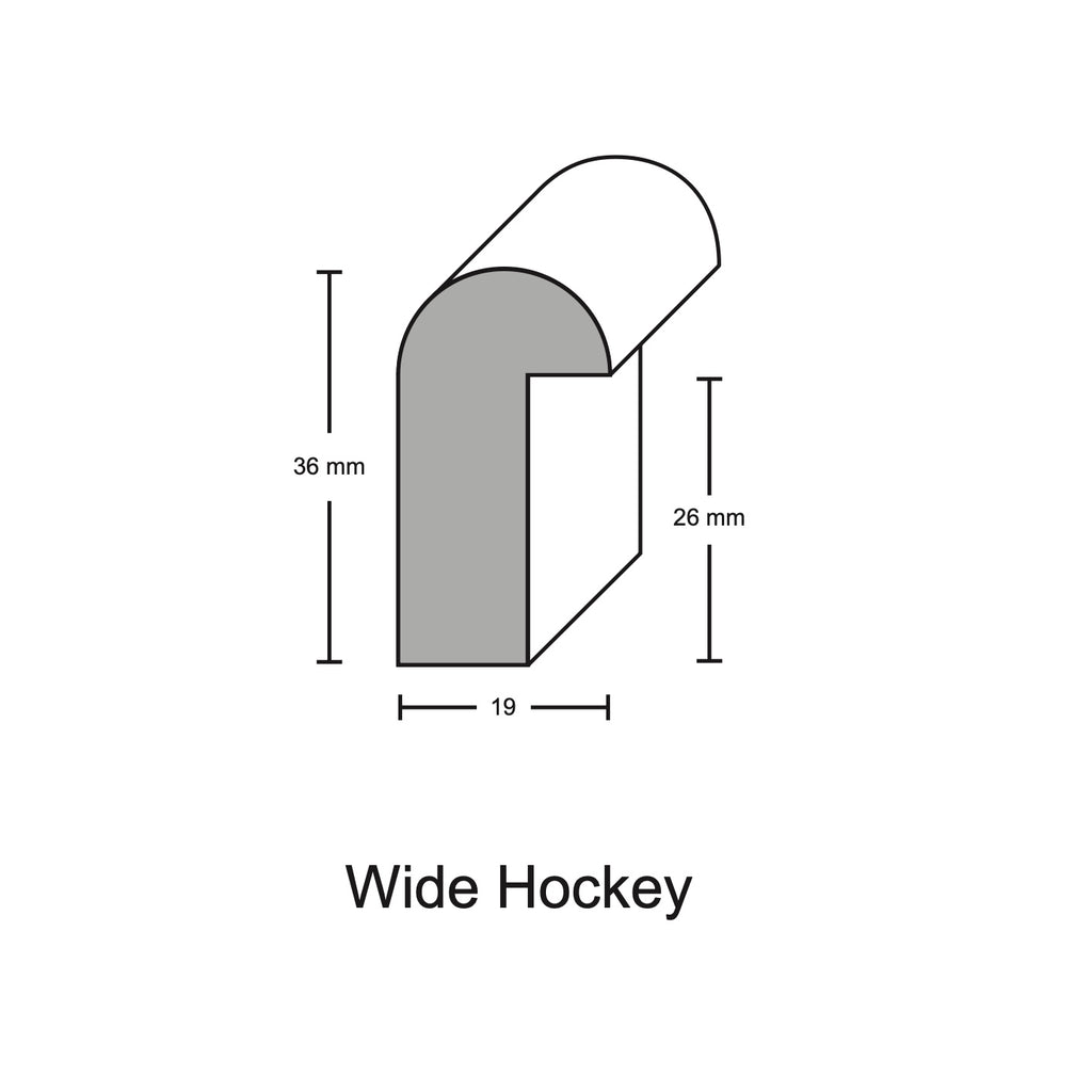 Gold Gilt Wide Hockey Moulding