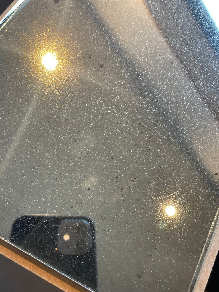 Mercury Sparkle on Clear Finish