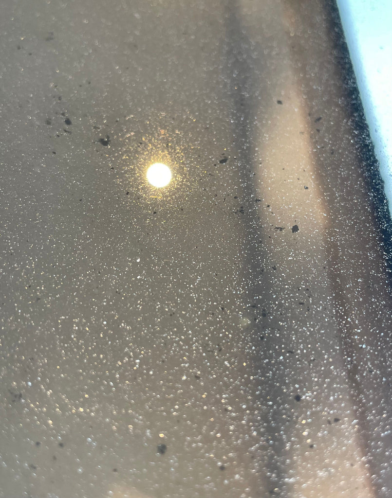 Mercury Sparkle on Clear Finish