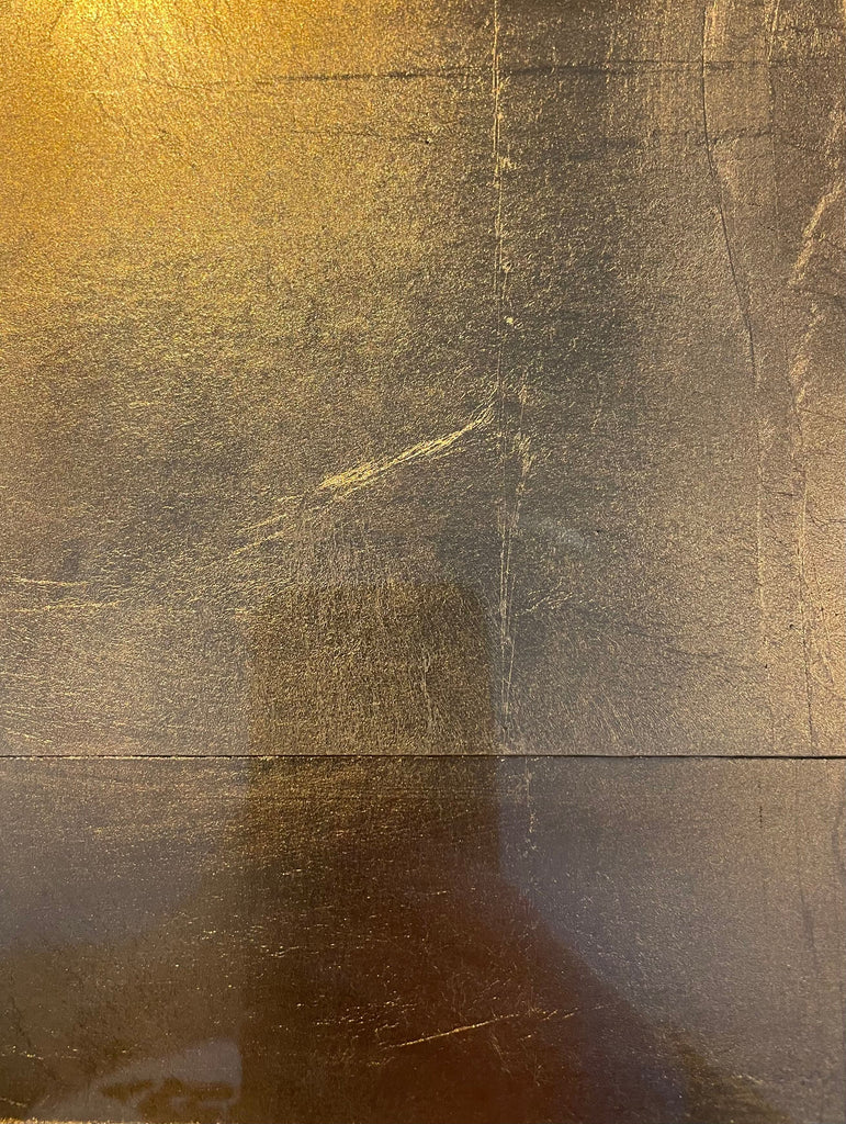 Morwellham on Bronze Tinted Glass Sample
