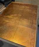Morwellham on Bronze Tinted Glass Sample