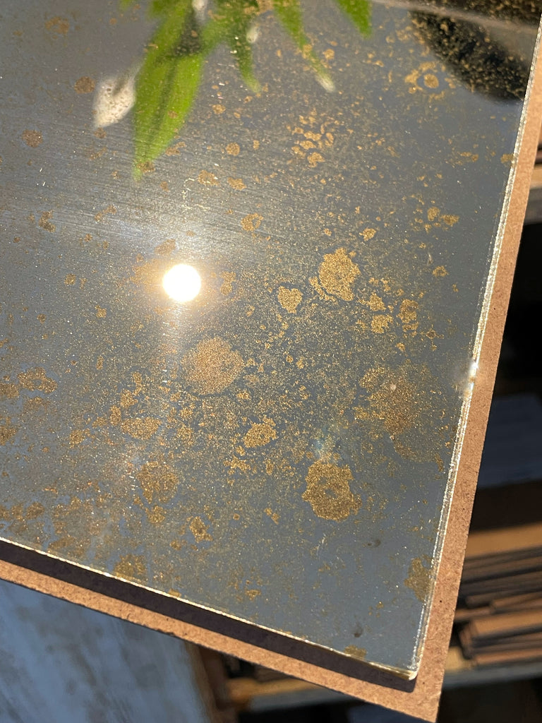 Really Rough with Gold Backing Paint Sample