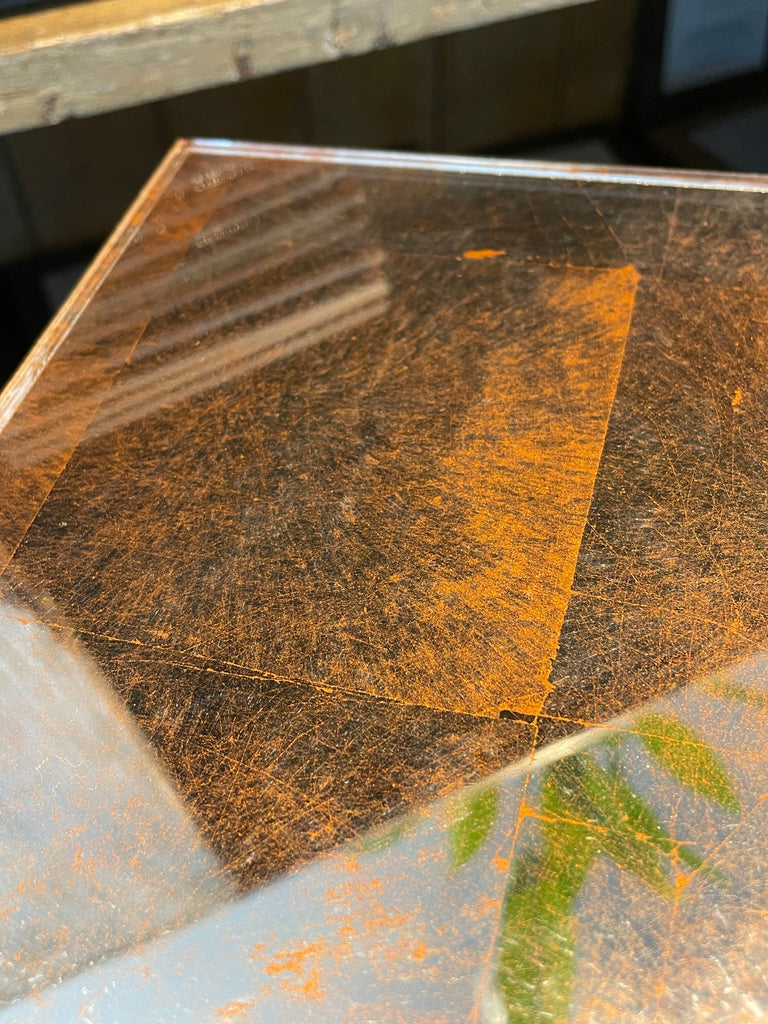 Silver Leaf Weathered Copper Sample