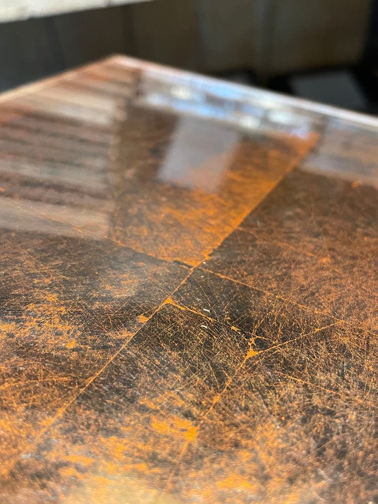 Silver Leaf Weathered Copper Sample