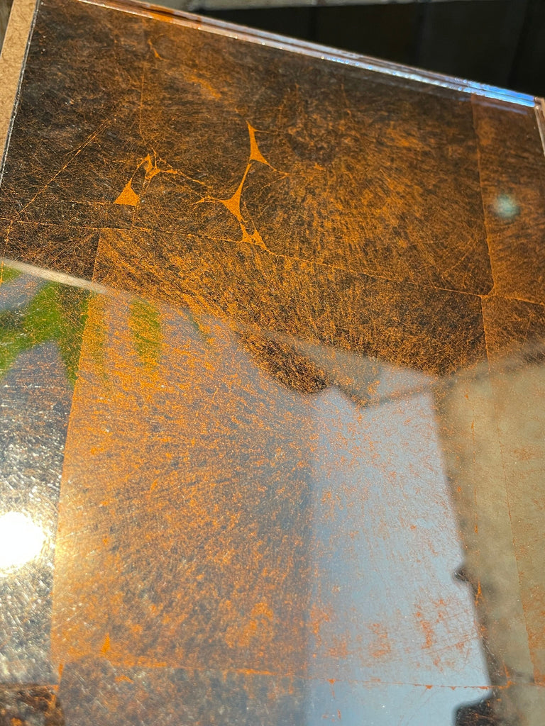 Silver Leaf Weathered Copper Sample