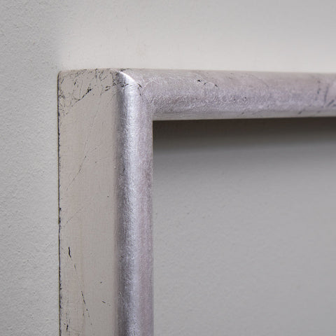 Silver Gilt Wide Hockey Frame Moulding | Rough Old Glass