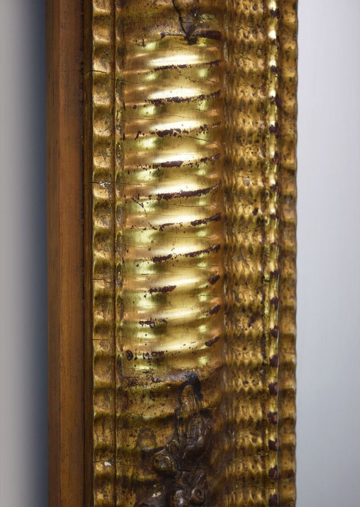 Late 19th Century French Silver Gilt Mirror