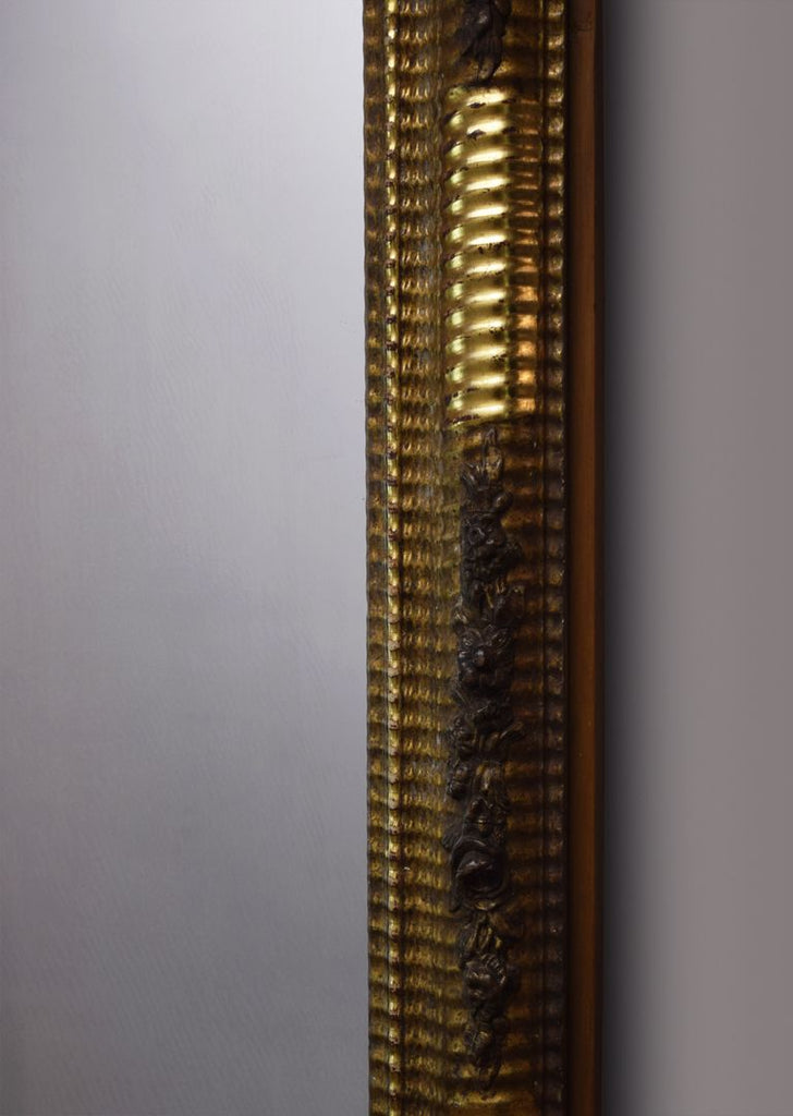 Late 19th Century French Silver Gilt Mirror