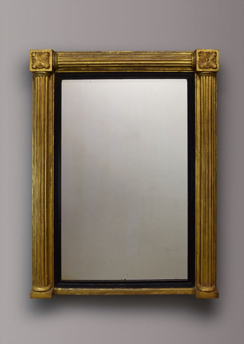French Empire Giltwood Pier Mirror