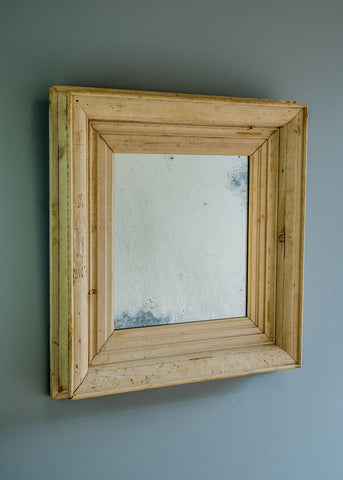 Scrubbed Pine Mirror | Rough Old Glass