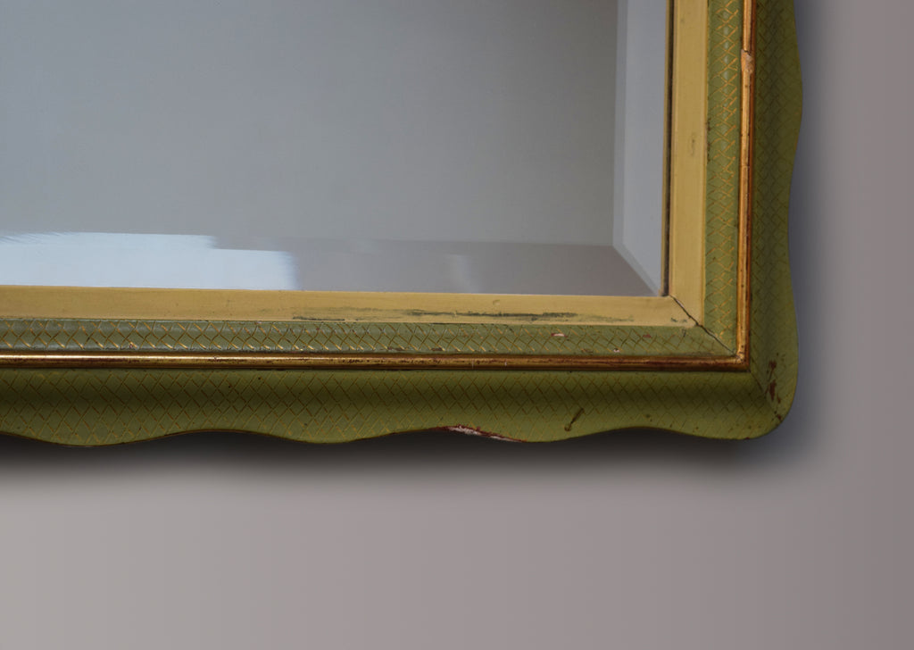 Partial Gilt Mirror