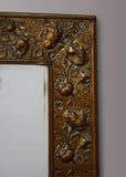 Arts & Crafts Brass Mirror