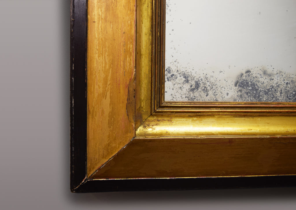 Gilt & Ebonised Mirror