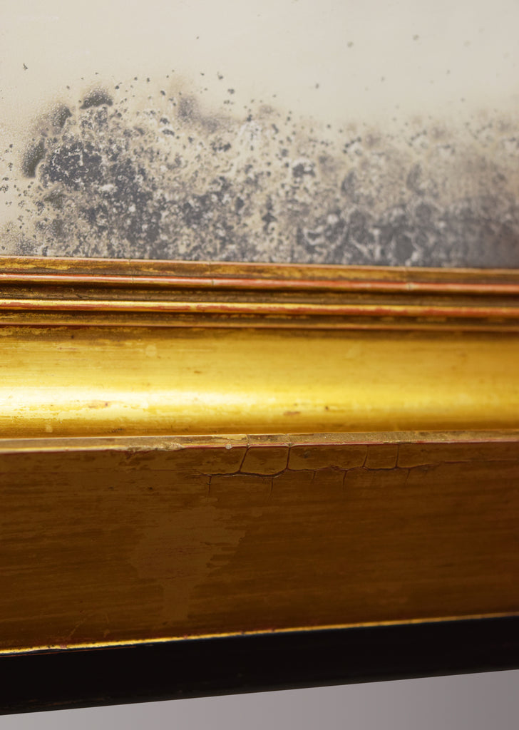 Gilt & Ebonised Mirror