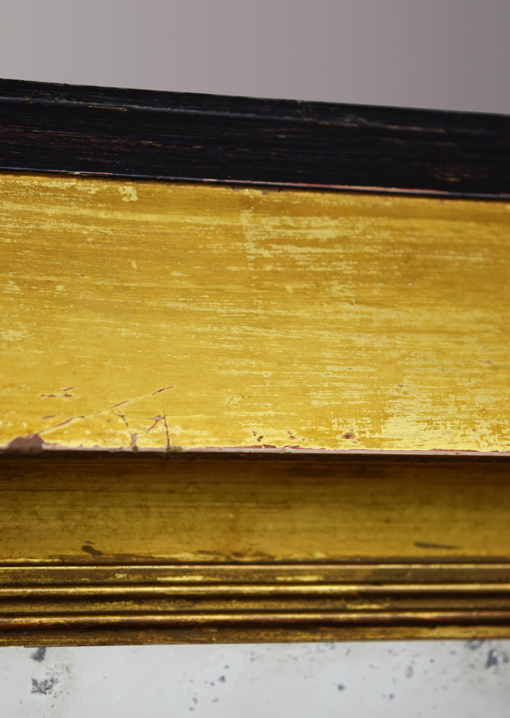 Gilt & Ebonised Mirror