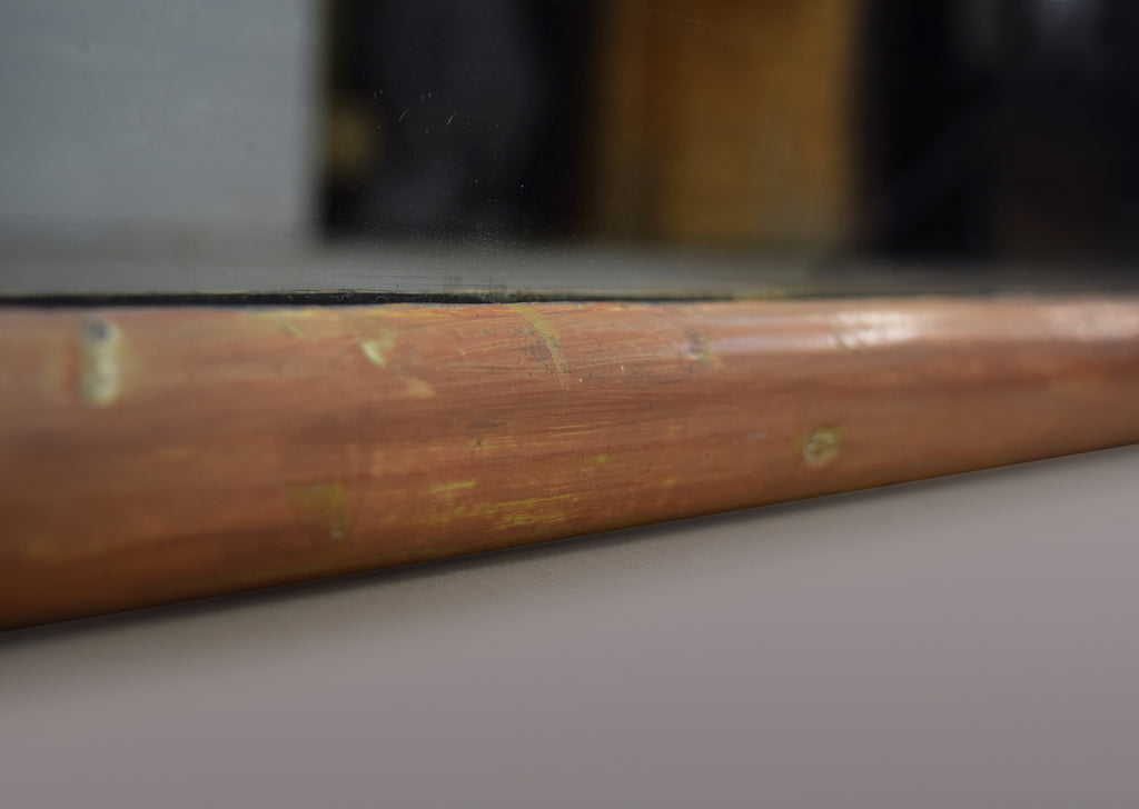 Gilt Faux Bamboo Overmantel Mirror