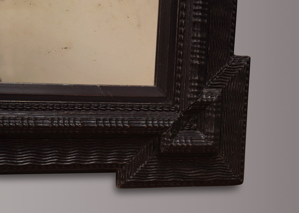 Large Ebonised Flemish Mirror