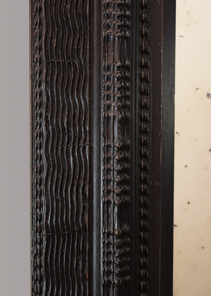 Large Ebonised Flemish Mirror