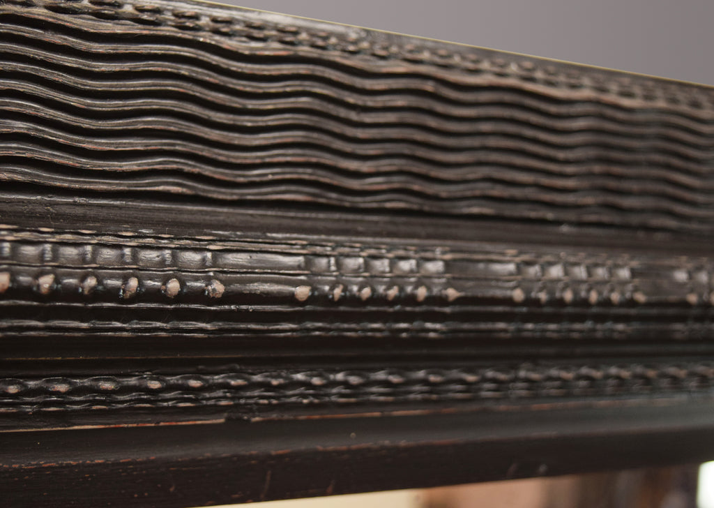 Large Ebonised Flemish Mirror