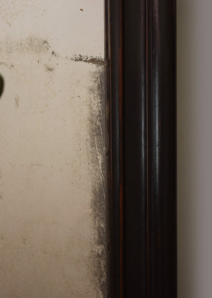 Ebonised Overmantel Mirror