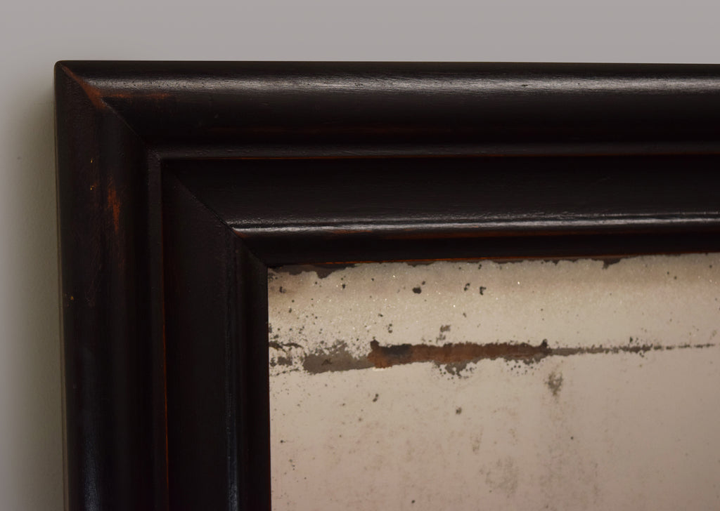 Ebonised Overmantel Mirror