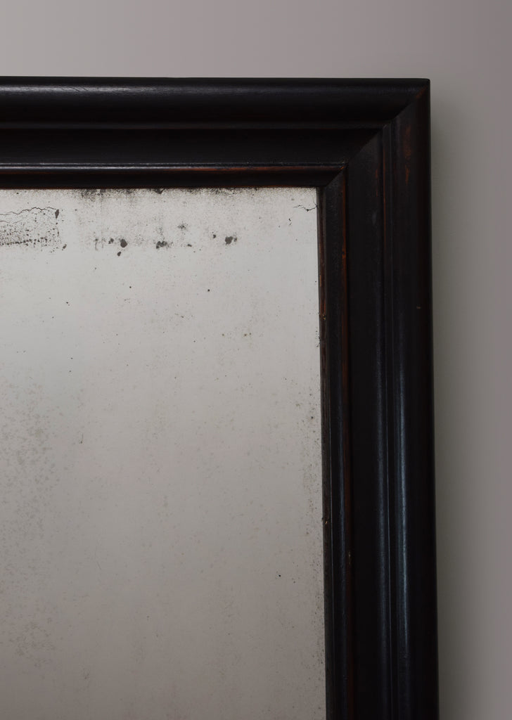 Ebonised Overmantel Mirror