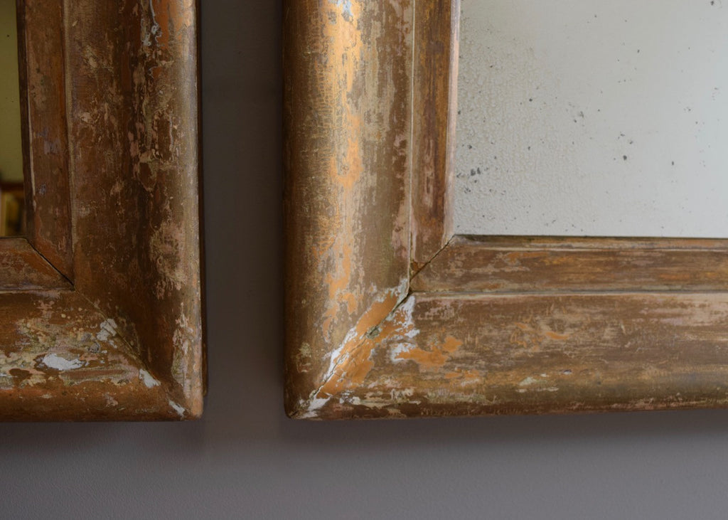 Pair of Gilt English Mirrors