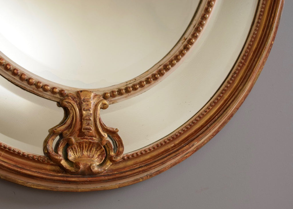 Late 19th Century French Gilt Oval