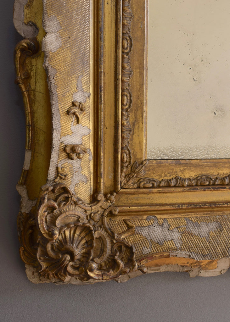 Distressed Gilt Mirror